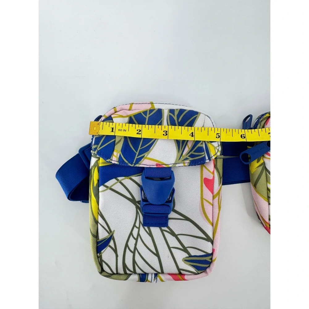 Vera Bradley Belt Bag Women One‎ Size Blue Rain Forest Leaves ReActive Sling